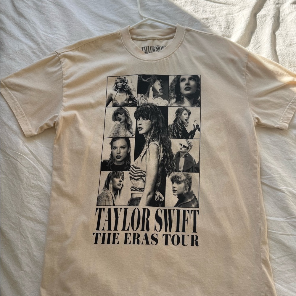 Taylor Swift Eras Tour Through LA Beige T Shirt